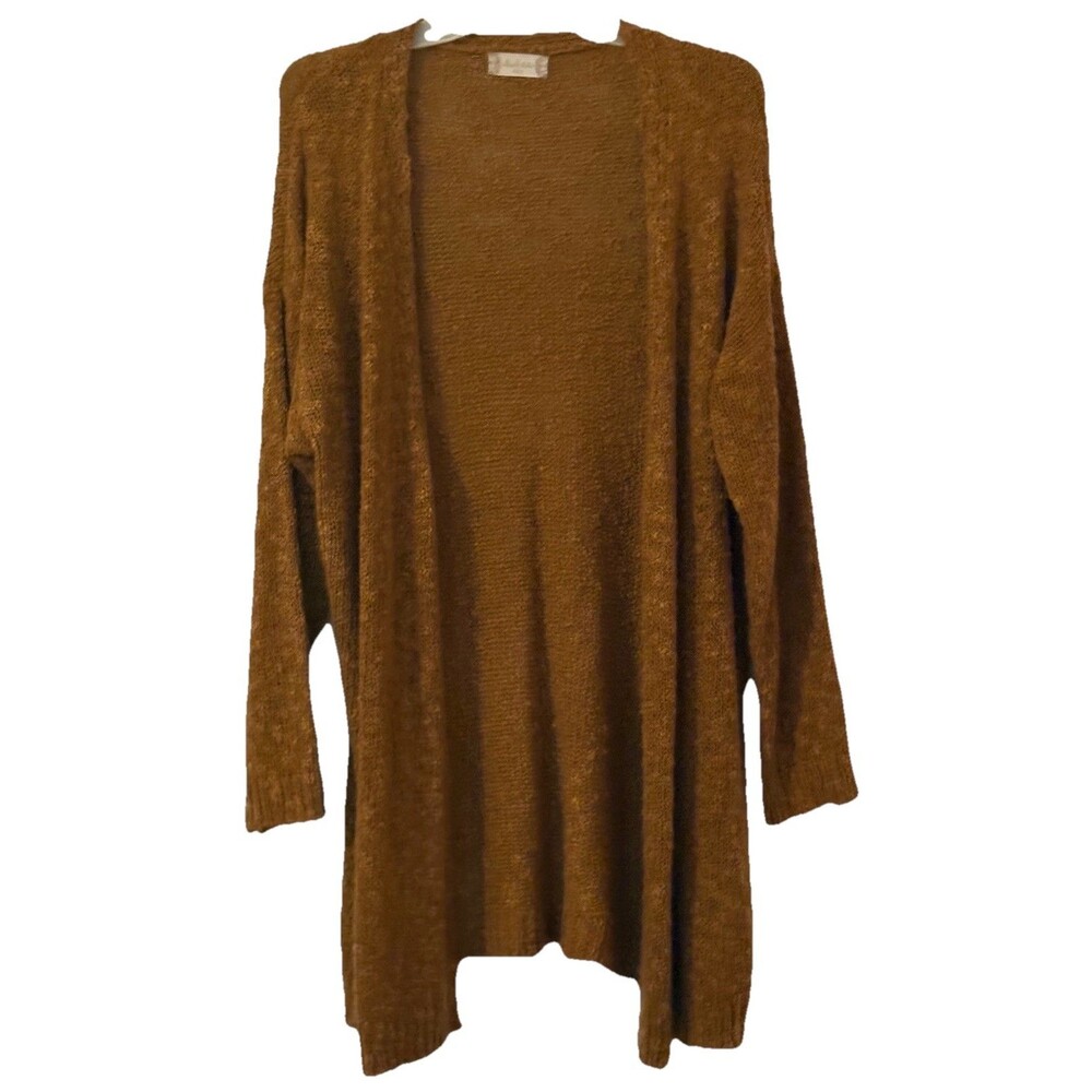 Altar'd State Sweater Womens XS/S Brown Open Front Lightweight Cardigan